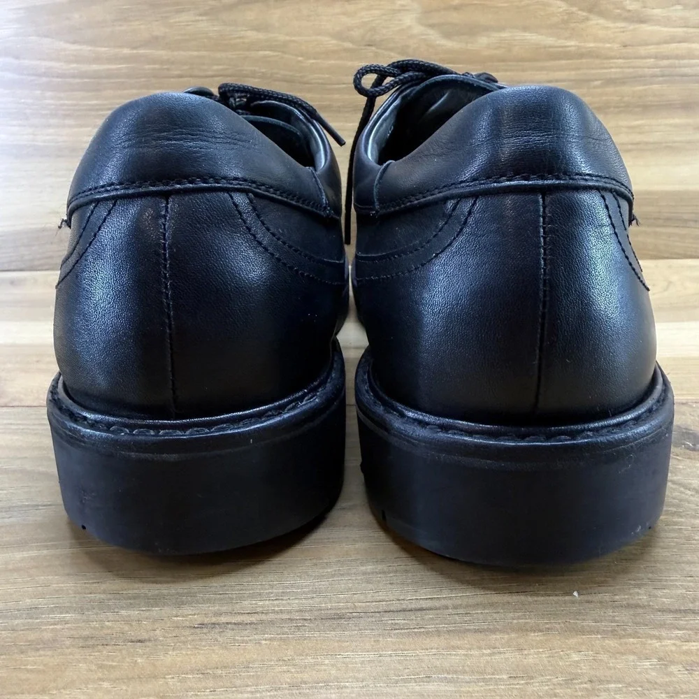 Mephisto Good Year Welt Black Oxfords Mens 10 Leather Comfort Business Casual